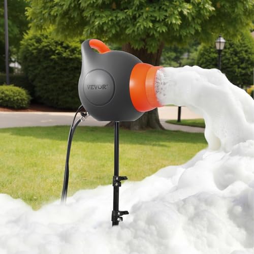 VEVOR Schaumparty Maschine 115 W Schaumkanone Schaummaschine mit Stativ Schaumstrahlmaschine Schaummacher für Garten Pool Outdoor-Veranstaltungen Geburtstage Feiern & Partys