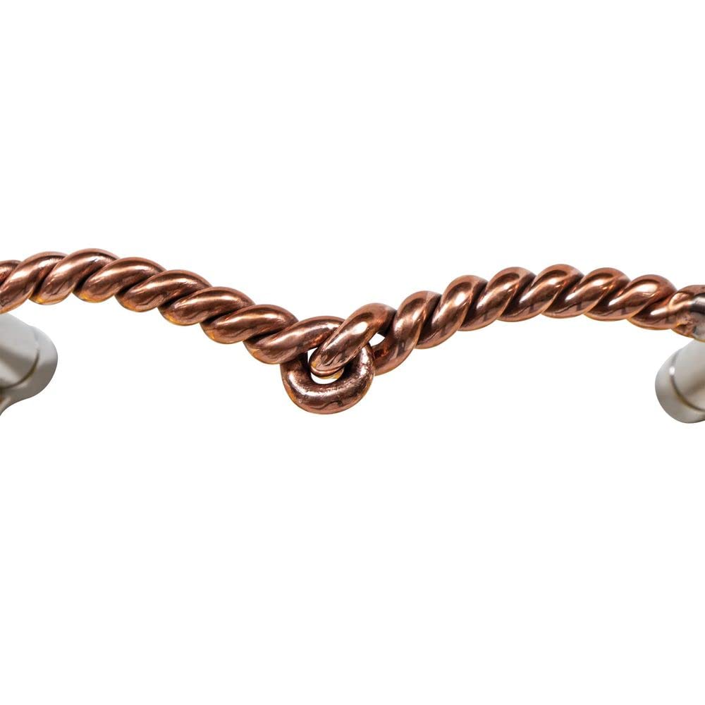 Schneiders FES Curved Twisted Wire Hunter D-Ring | Horse Training Aid | Enhances Tongue Relief | Promotes Salivation | Stainless Steel FES Brand