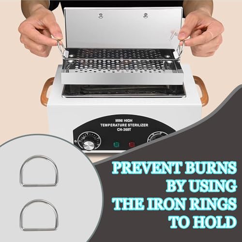 High Temperature Sterilizer Autoclave Machine,110V 300W 1.5L ,Nail Tool Sterilizer with Timer for Sundry Beauty Hair Nail Metal Tools,Metal Tool Cleaner Machine
