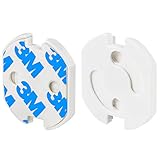 ✅ DREHMECHANIK FÜR SICHEREN SCHUTZ: Die integrierte Drehmechanik lässt sich nur mit einem Stecker und Drehung im Uhrzeigersinn öffnen und schließt sich nach Abziehen automatisch wieder. Das starke Marken-Klebepad bietet wirklich sicheren Halt in der Steckdose.