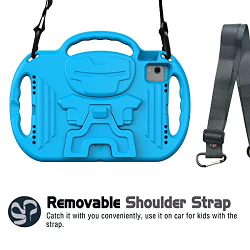 Avawo Case For Ipad Air 5Th/4Th Generation (2022/2020), Ipad Air 5 & Air 4 & Pro 11 Case Cover- With Strap Light Weight Shockproof Handle Stand Case For 10.9 Inch Ipad Air 5 & Air 4 & Pro 11, Blue #TOP7