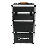 Magnusson servante trolley 3 compartiments empilables 24 compartiments noir