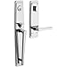 Baldwin 85397.LENT Palm Springs Left Handed Single Cylinder Keyed Entry Full Pla, Polished Chrome