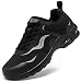 LARNMERN Zapatos de Seguridad para Hombre Zapatos de Trabajo Zapatillas de Trabajo Verano Calzado de Seguridad Punta de Acero Ligeros Colchón de Aire Zapatillas de Deporte Comodos (Schwarz,41.5EU)