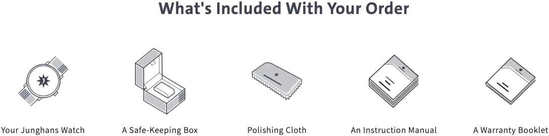 JUNGHANS Men's Max Bill Automatic White Dial Black Leather Strap Analog Watch 27/4700.02