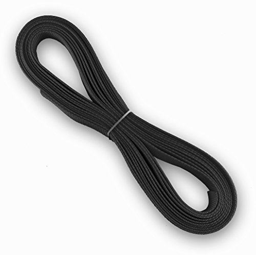 1" Tubular Nylon Webbing (22.5')-Black #TOP13