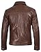 Blingsoul Real Lambskin Brown Leather Jacket for Men | [1100374] Wick Cognac, L
