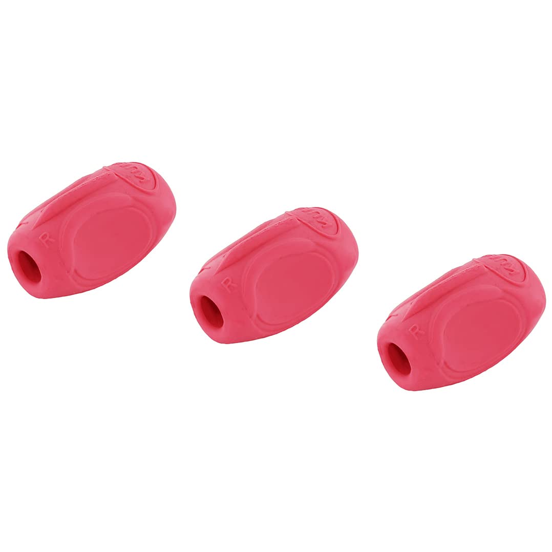 Kum AZ4060026-R - Writing Aid Sattler Grip A7, Pack of 3, Red, Pen Holder for Right and Left-Handed Users