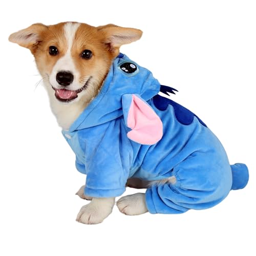 Fashion Dog Costumes, Pet Outfit, Pet Pajamas Clothes Warm Hoodie Coat for Any Party Halloween Christmas