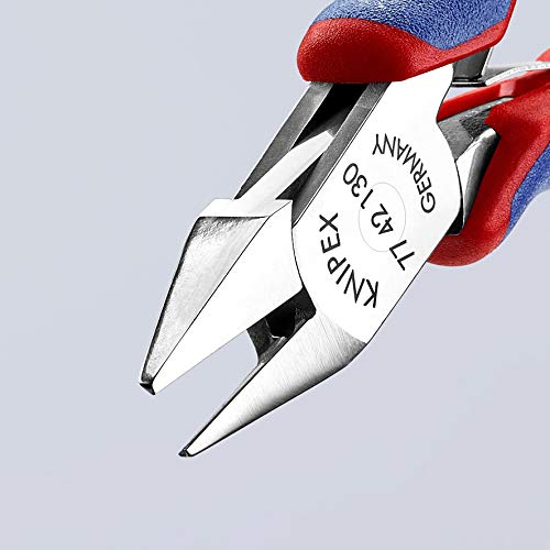KNIPEX Tools 5-1/4" Electronics Diagonal Cutter, Ergonomic Grip (7742130) by KNIPEX - Image 2