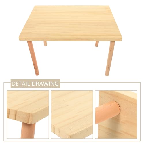 Décoration en bois de qualité supérieure pour cage de petits animaux - 8