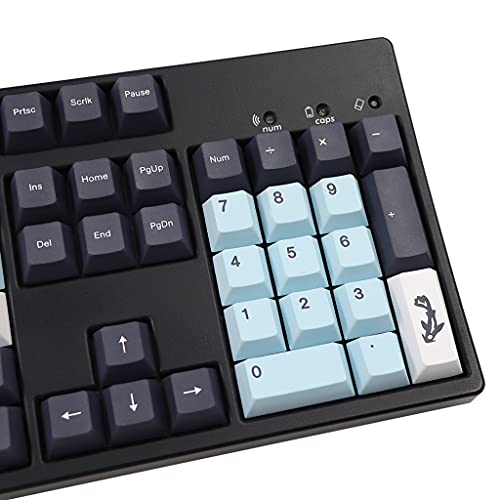 Touches clavier mécanique Mizu Dye Sub en profil Cherry premium