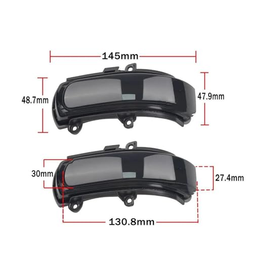 Señal giro dinámica LED Corolla intermitente retrovisor Scion Auris Passo 5