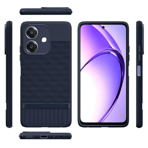 Image of Shockproof Case for Realme C61 4G / Narzo N61 4G | Full Camera Protection | TPU Flexible Back Cover for Realme C61 4G / Narzo N61 4G (Steel Blue)