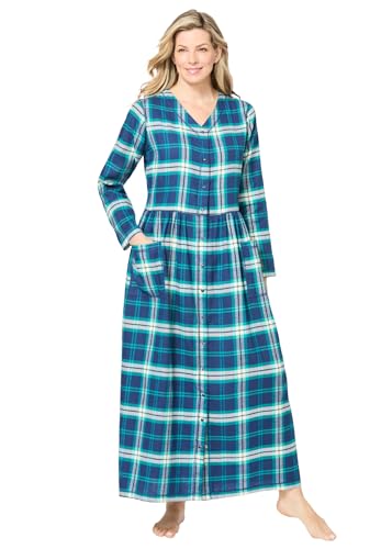 Only Necessities Plus Size Flannel Plaid Lounger