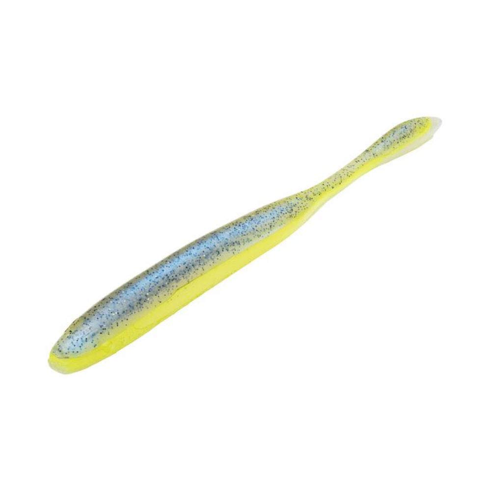 Strike King KVD Dream Shot Fishing Lure, Soft Plastic Worm, Hinged Tail Section, Coffee Scent, Salt Impregnated, Open Pour Technology
