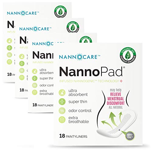 NannoPad Organic Pantyliners - Unscented Organic Cotton Thin Pads – Nannocare Feminine Hygiene...