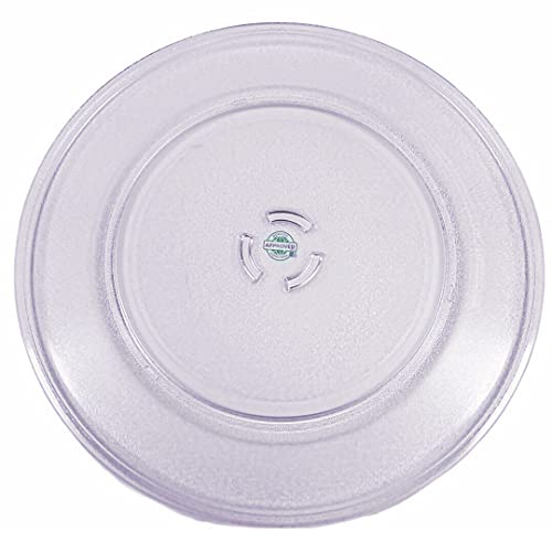 GLOB PRO SOLUTIONS GLOB PRO SOLUTIONS CK900128 Compatible with KitchenAid, and More Microwave Glass Tray Plate 15.75 Inch and Internal 12.25 inch Heavy Duty