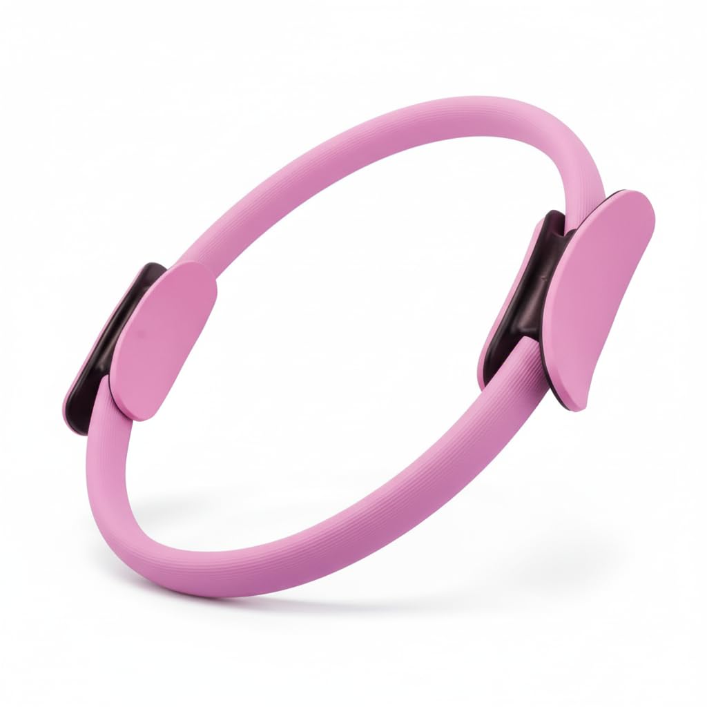 Super Grip Anello Cerchio Magico Yoga Pilates Fitness Palestra Ring Nero Rosa Azzurro Uomo Donna 37CM