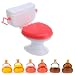 GREATLOVE Cake Toppers | Funny Mini Toilet Toy set for Bachelorette Celebrating Party and Birthday Party Cake Decorations (1Toilet with 6 Miniature Bottles ) - by GREATLOVE