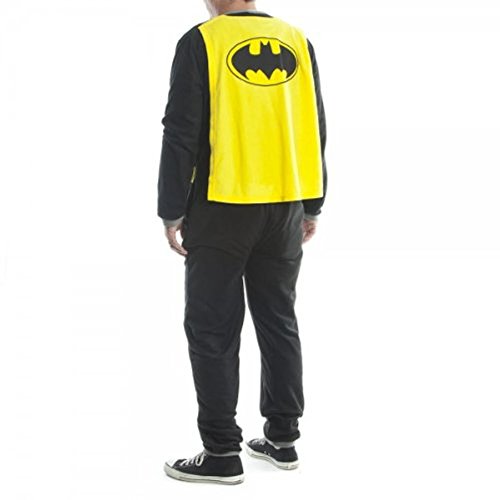 Tv Store Batman Black Union Suit Mens Caped Pajama (Adult Medium) #TOP2