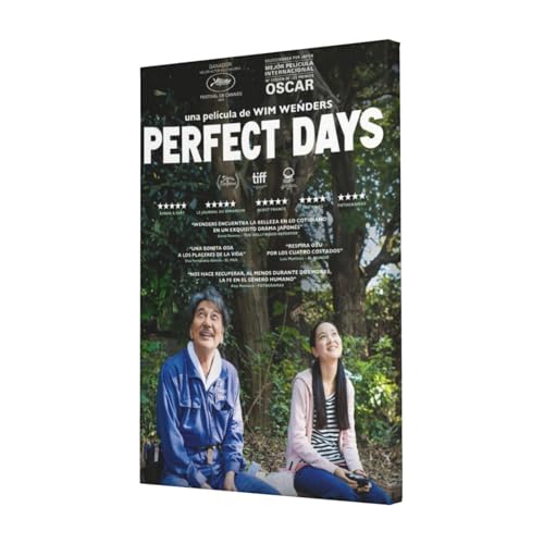 f|X^[yPERFECT DAYSzCLi剉-The Tokyo Toilet1 |X^[ A[gpl t[ LoXG {[h  ǂ̊G Ǌ| \t@̔wiG ؘgZbg CeA 16x24in(40*60cm)