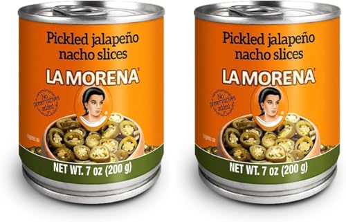 La Morena Nacho Slices Pickled Jalapeno Peppers 7 oz (single) (Pack of 2)