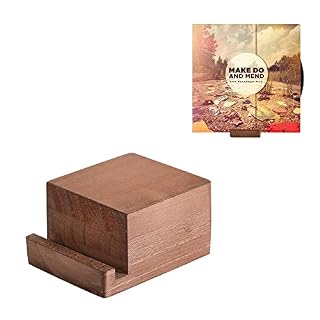 Vinyl Record Holder Display Stand – Tabletop Now Playing Album Cover Holder – Now Spinning Record Rack – Single CD Stand LP Display Shelf – Wooden Vinyls Records Storage Organizer – Modern Home Decor - Les Beatles, Paul McCartney, John Lennon, RIngo Starr, George Harrison
