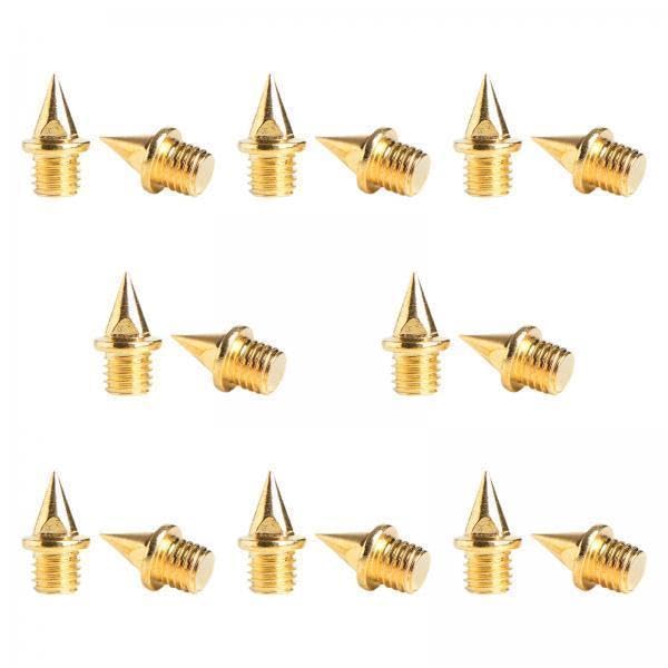 RNXRZANK 5x 16 Pieces Replacement Spikes for Track Shoes Track And Field Running Spikes 7 Mm Track Shoe Spikes for Sprint Competition