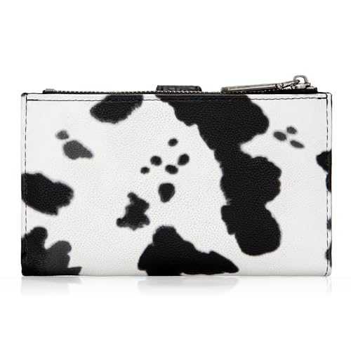 Wrangler Wallet for Women Cow Print Women's Wallets Bifold Card Wallet Womens Thread Black Wallet for Ladies Female Travel Wallets with ID Window WG133-W002BK by Wrangler - Used condition - Image 3