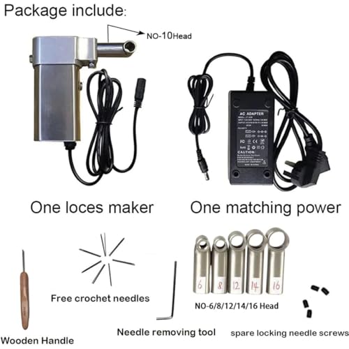 Machine à dreadlocks électrique portable tressage extensions cheveux 6 têtes - 6