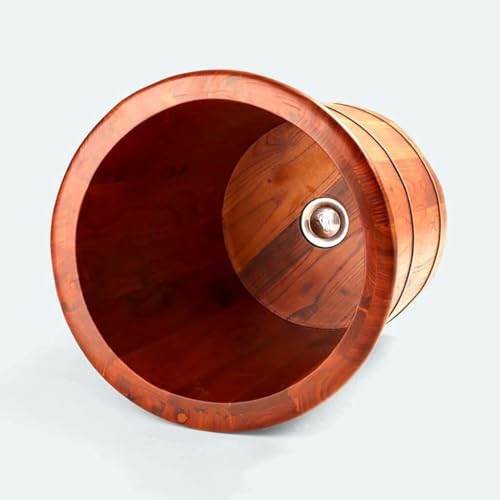 Bañera de madera maciza para pies con tapa miniatura 5