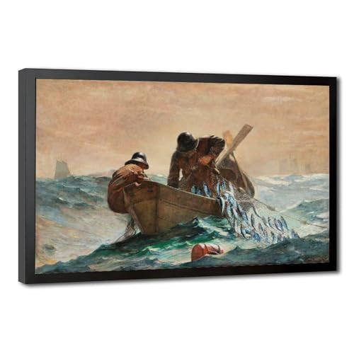 Toile The Herring Net Winslow Homer : habillez vos murs vides avec ce cadre à suspendre