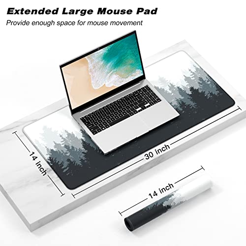 Tapis de souris de jeu imperméable avec bords cousus renforcés et base stable - 2