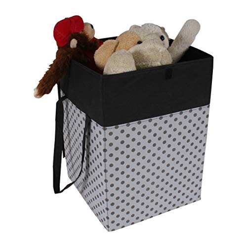 PrettyKrafts 75L Dots Printed Foldable Large Laundry Bag/Basket W...