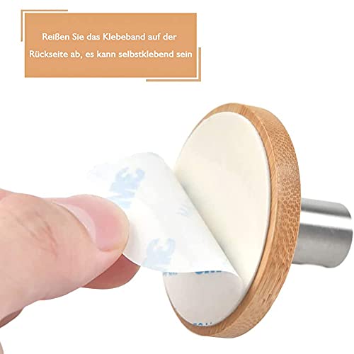 Ganci Autoadesivi Ganci per Accappatoio in Acciaio...