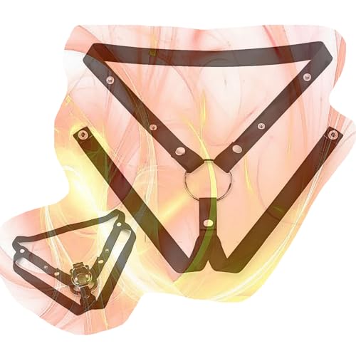 Cinturón Antideslizante Especial para jaulas Masculinas, Correas de protección elásticas Ajustables para Dispositivos de Jaula -ESHA11a (Tres vías)