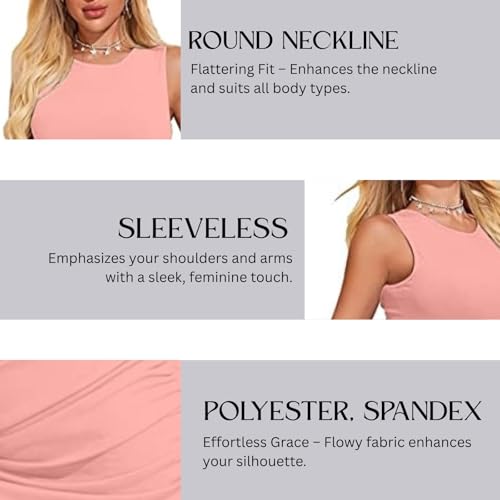 Image of LONDON BELLY Women's Solid Pattern Polyester Blend Bodycon Mini Dress with Drawstring Fitted Closure Type Round Neck and Sleeveless Thigh Length | One Piece Dresses for Women