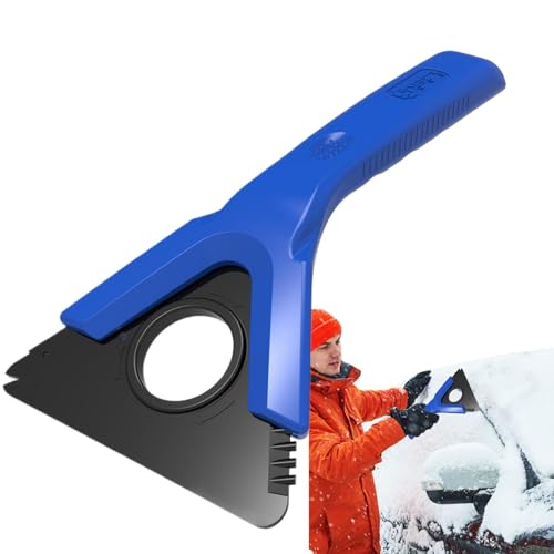 Car Winter Tools, Portable Snow Shovel with Handle, Remove Snow Frost Ice Scraper, Ice Scraper for Car, Ergonomic Ice Scraper, Snow and Ice Remover, Winter Car Tools, Portable Ice Scraper for Cars