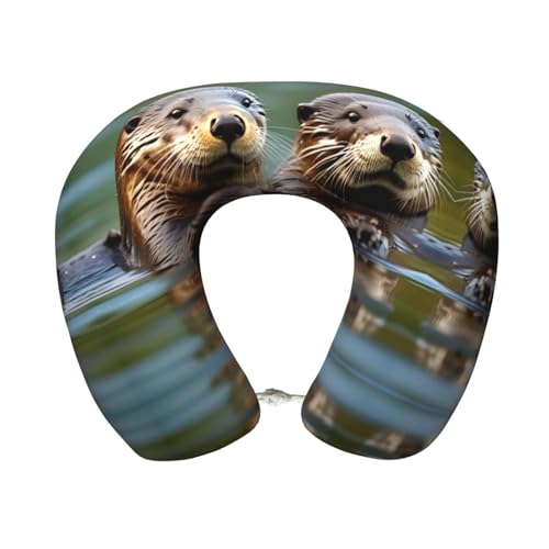 Almohada cuello en U Espuma viscoelástica Talla única miniatura 1