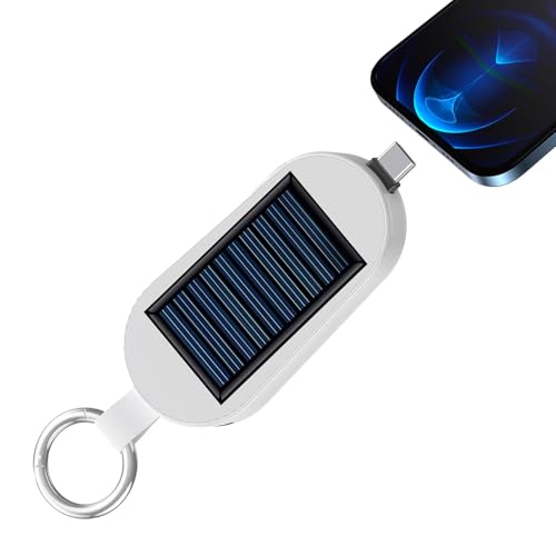 Cargador Solar - Banco De Energía Solar | Cargador Fotovoltaico Portátil | Llavero De Banco...