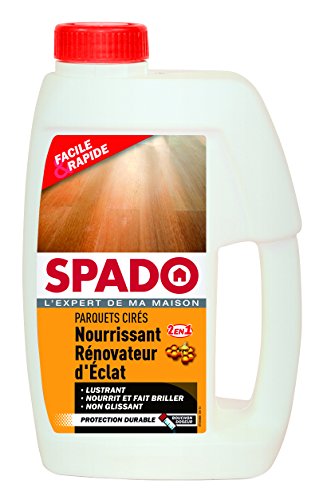 SPADO Nourrissant Rénovateur d' Eclat Parquets Cires 2 en1 1 L