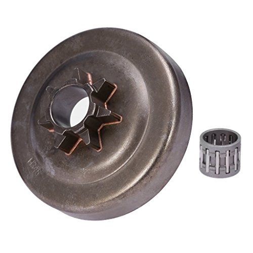 Baoblaze Clutch Drum Sprocket Cover with Bearing Needle for Husqvarna OEM # 530047061