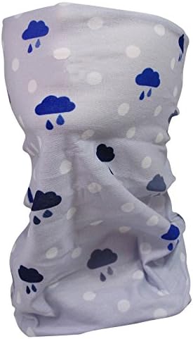 Kids Youth Neck Gaiter Fishing Sun Mask - Junior UV Protection Face Tube Mask Grey