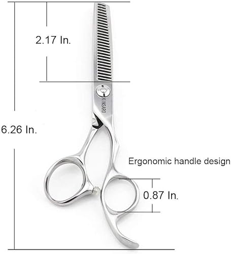 Miniatura 7 de Tijeras de corte de cabello de 5.5 pulgadas y tijeras de adelgazamiento de cabello de 5.5 pulgadas tijeras profesionales