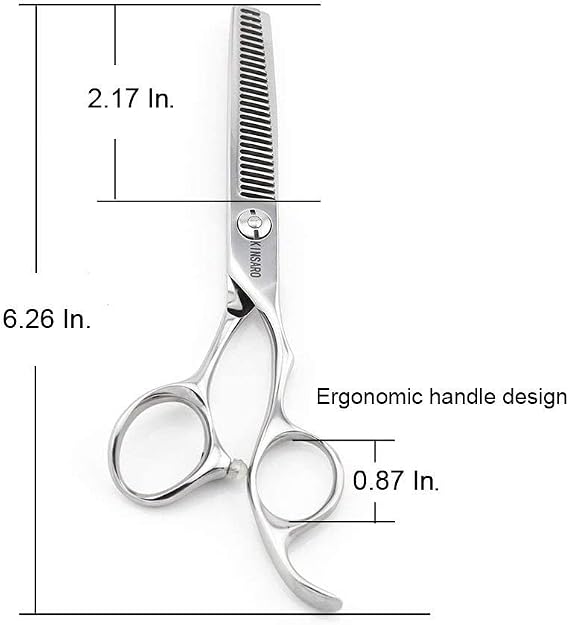 5.75 INCH Hair Cutting Scissors Hair Cutting Shears and 5.5 INCH Hair Thinning Shears Barber Scissors 440C Kinsaro