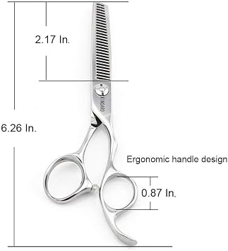 5.75 INCH Hair Cutting Scissors Hair Cutting Shears and 5.5 INCH Hair Thinning Shears Barber Scissors 440C Kinsaro