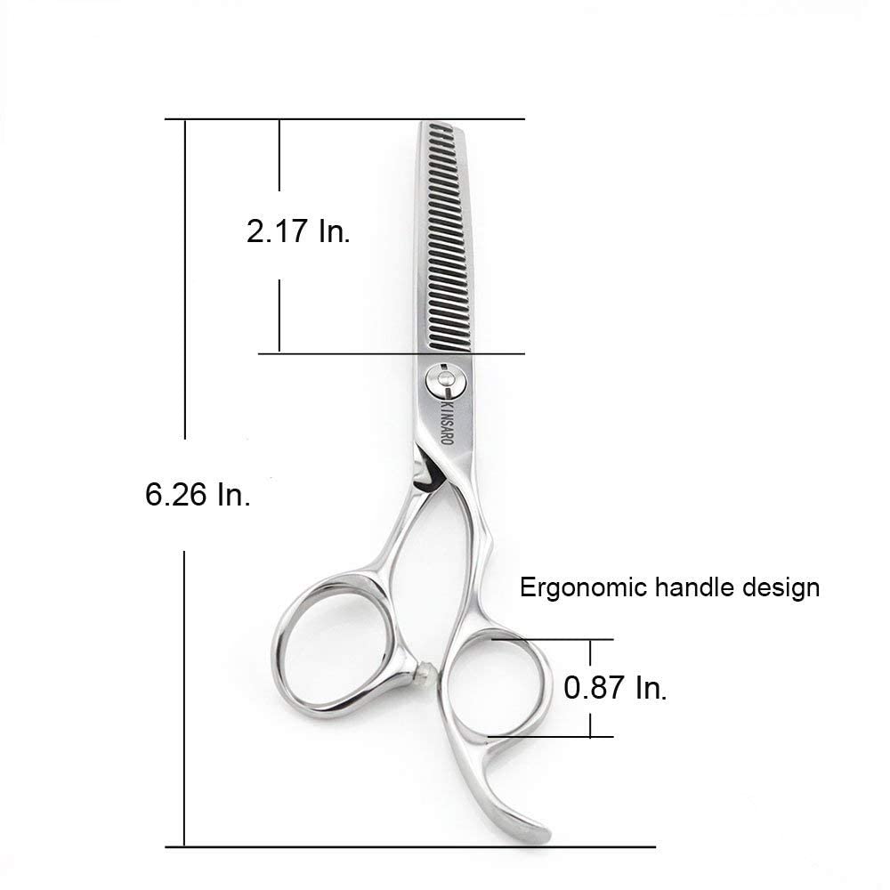 6 INCH Hair scissors hair cutting shears for hair cut and 5.5 INCH Hair thinning scissors thinning shears 440C Kinsaro