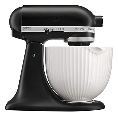 Image of KitchenAid 5 Quart Ceramic Bowl for all 4.5-5 Quart Tilt-Head Stand Mixers KSM2CB5PCC, Classic Column