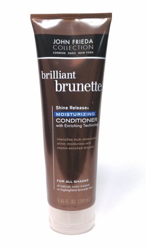 John Frieda Collection Brilliant Brunette Shine Release Moisturizing Conditioner with Enriching Technology for All Shades 8.45 Oz. (1 Bottle)